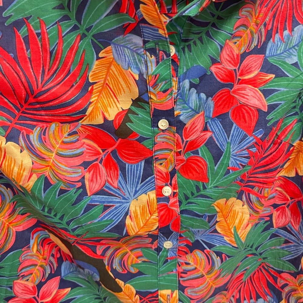 J. Mclaughlin Tropical Button Down Top - image 4